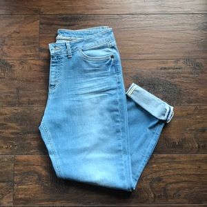 Boden high rise straight fit crop jeans
